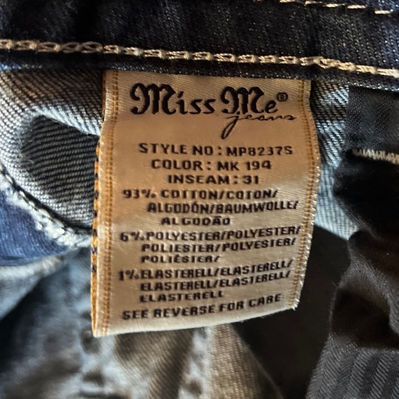 COPY - Miss Me Women's  Mid-Rise Skinny Jean - Picture 6 of 6